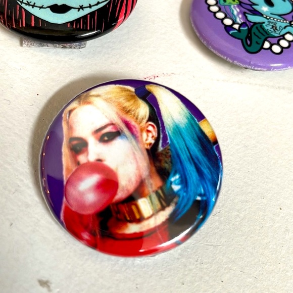 Hot Topic Assorted Button Pins (3) - Picture 3 of 6